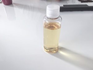 カラーの色持ちをよくする高濃度ケラチンシャンプー試作