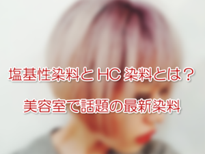 塩基性染料とHC染料とは？ 美容室で話題の最新染料